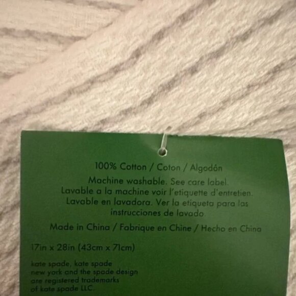 NWT Kate Spade 2PCK Kitchen Towel, Christmas Dog - Picture 4 of 6